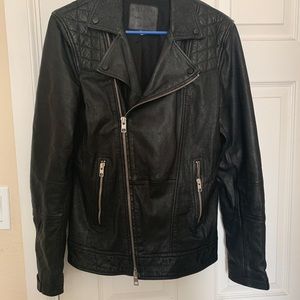 All Saints Kushiro Leather Jacket